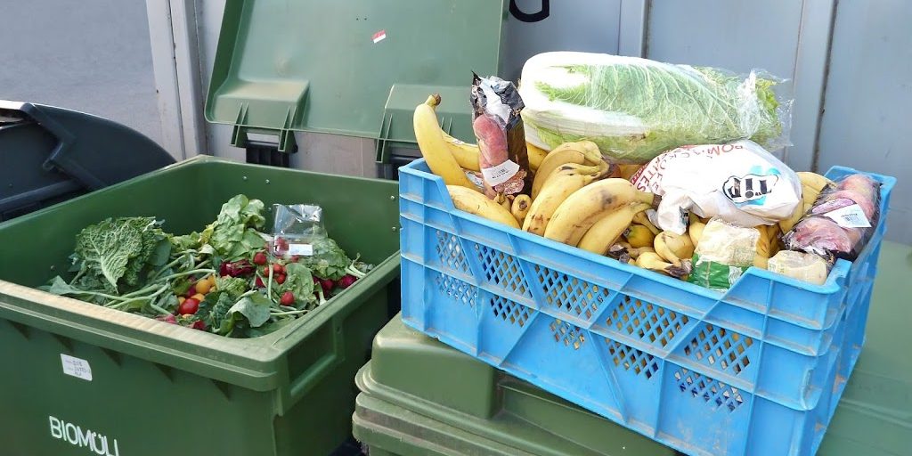 Recovering Food Waste. Source: Wikimedia